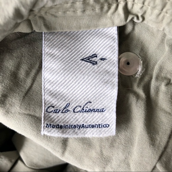 NEW with Tags €135 CARLO CHIONNA Trousers Stretch Garment Dye Made in ITALY - Picture 3 of 10